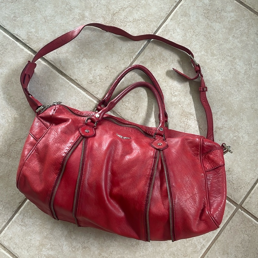 Zadig et Voltaire Red Bag. Stunning!